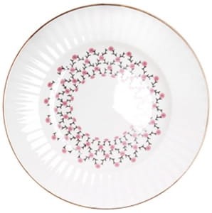 Lomonosov Porcelain Dessert Plate Pink Net Wave.jpg