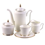 Serwis do kawy bone china (100-6600)