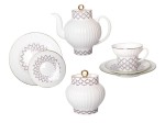 Serwis do kawy bone china (100-6100)